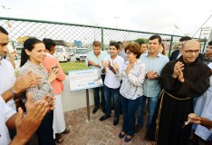 Praça Irmã Dulce ganha estacionamento e novas melhorias