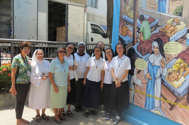 Irmãs da congregação do Anjo Bom de diferentes países visitam a OSID