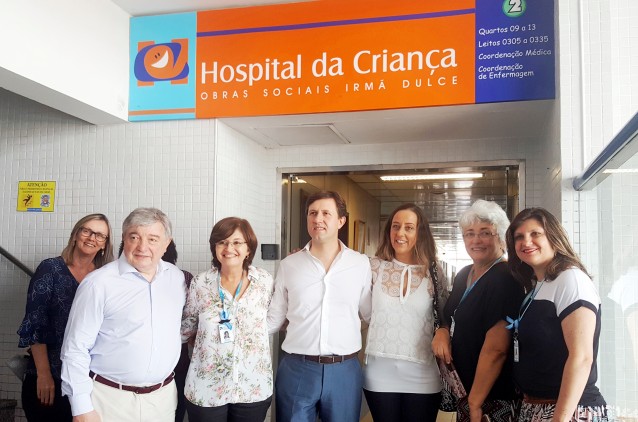 Comitiva da Itália visita Obras Sociais Irmã Dulce