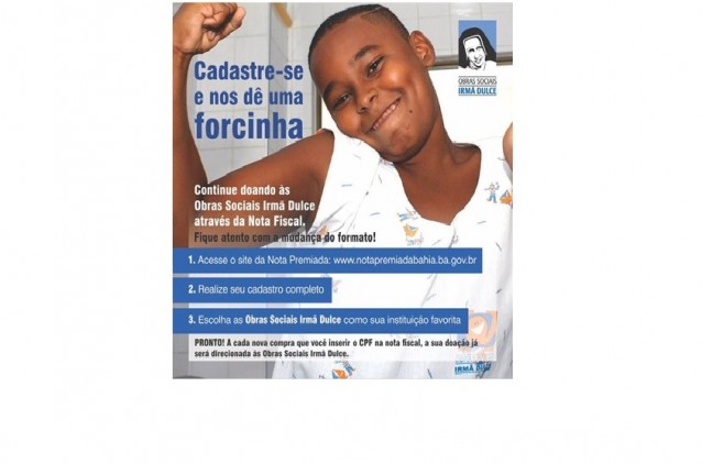 Doação de notas fiscais agora é online Doação de notas fiscais agora é online