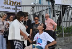 Obras Sociais Irmã Dulce recebem  visita da empresária Luiza Trajano 