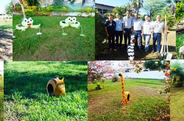 Consciência ambiental leva beleza e ludicidade ao jardim do Hospital Eurídice Consciência ambiental leva beleza e ludicidade ao jardim do Hospital Eurídice
