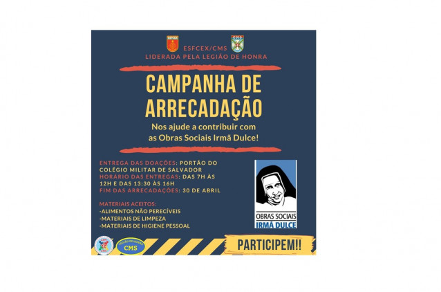 Campanha estimula doações em prol das Obras Irmã Dulce Campanha estimula doações em prol das Obras Irmã Dulce
