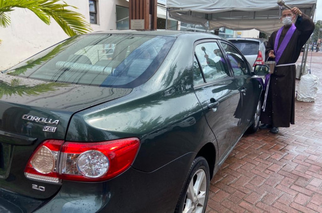 Domingo tem drive-thru com bênção aos motoristas e passageiros no Santuário Santa Dulce dos Pobres