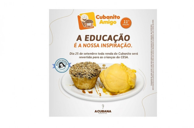 Vem aí mais uma edição do Cubanito Amigo em prol das crianças e adolescentes do CESA Vem aí mais uma edição do Cubanito Amigo em prol das crianças e adolescentes do CESA
