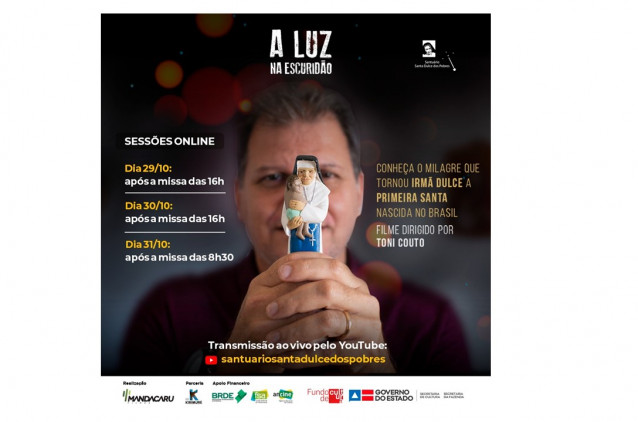 Filme sobre o milagre que canonizou Irmã Dulce será exibido neste final de semana em sessões online Filme sobre o milagre que canonizou Irmã Dulce será exibido neste final de semana em sessões online