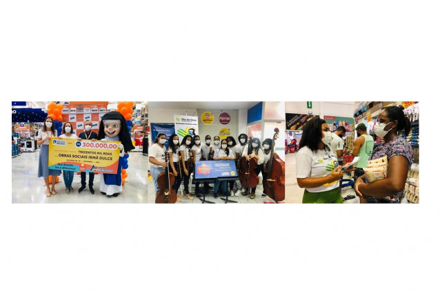 Doações e programação especial marcam o Dia de Doar em prol das Obras Sociais Irmã Dulce Doações e programação especial marcam o Dia de Doar em prol das Obras Sociais Irmã Dulce