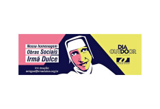 OSID recebe homenagem da Central de Outdoor  em apoio ao legado de Santa Dulce dos Pobres