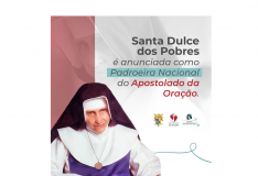  Santa Dulce dos Pobres é anunciada como Padroeira Nacional do Apostolado da Oração