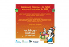 Campanha de Natal arrecada itens de higiene pessoal para pacientes da OSID