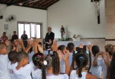  Escola de Irmã Dulce recebe visita de Dom Murilo