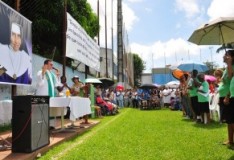 Missa campal marca início da construção da Unidade de Radioterapia das Obras Sociais Irmã Dulce