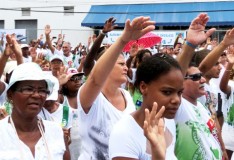 Manifestações de apoio à OSID marcam Lavagem do Bonfim