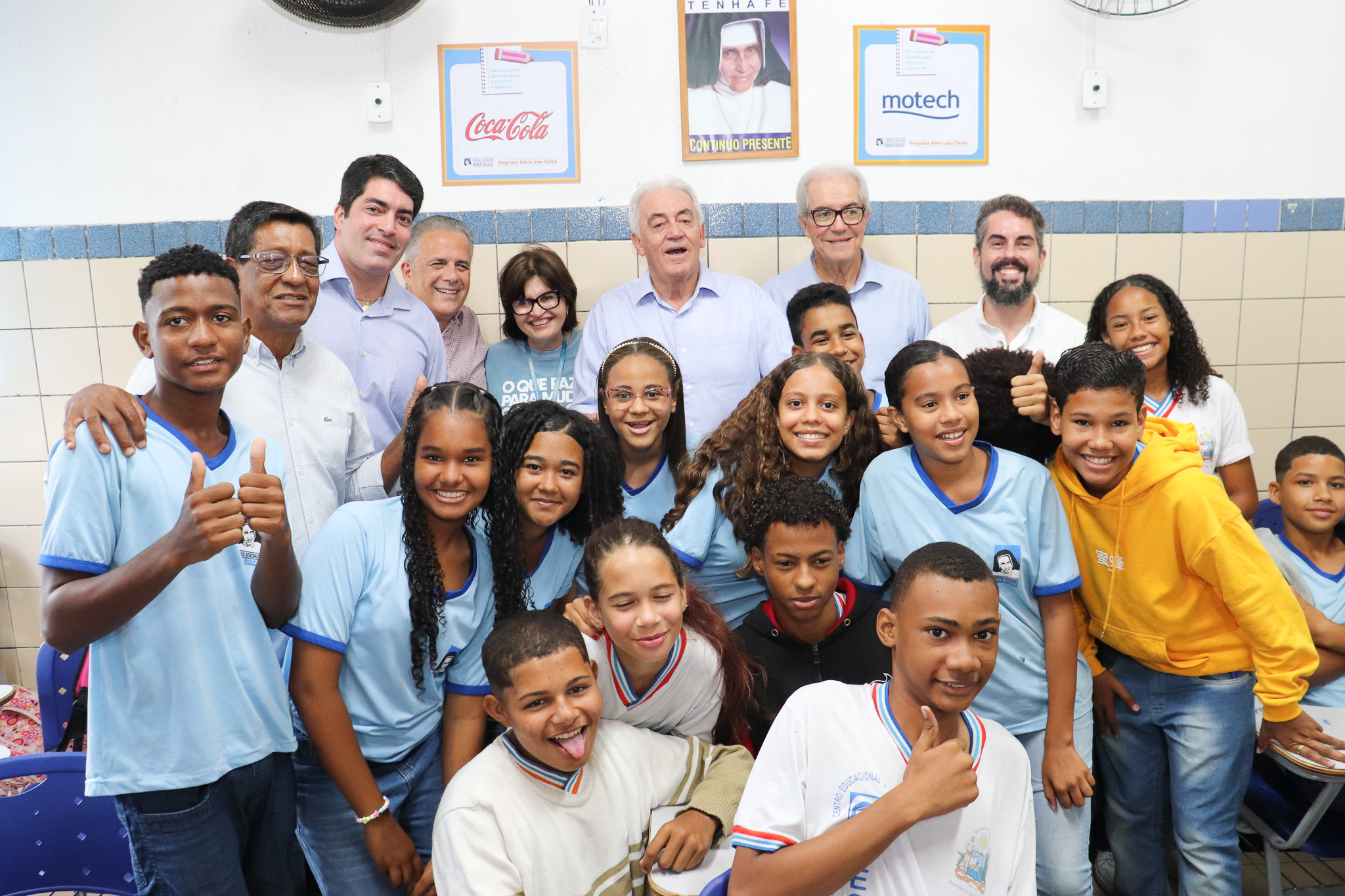 Coca-Cola Brasil é a mais nova apoiadora do Projeto Adote uma Turma, das Obras Irmã Dulce