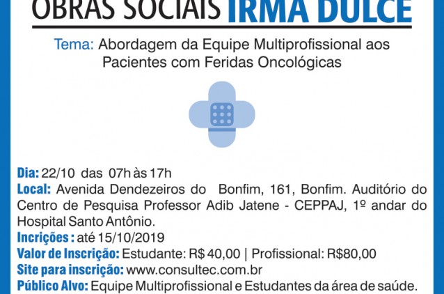 OSID inscreve para seminário sobre tratamento de pacientes com lesões oncológicas OSID inscreve para seminário sobre tratamento de pacientes com lesões oncológicas