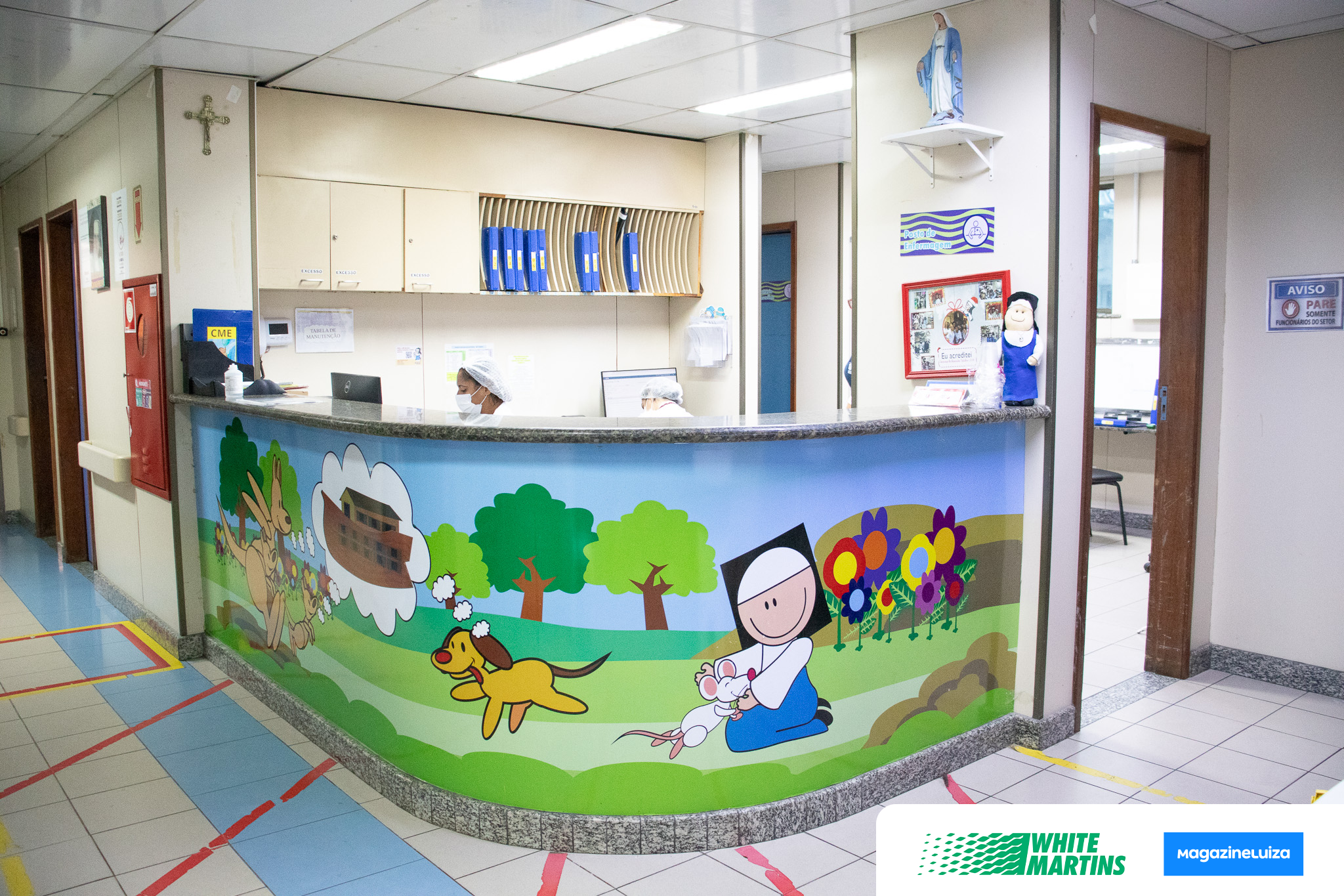 Projeto Arca da Dulce proporciona ambiente mais acolhedor no Hospital da Criança Projeto Arca da Dulce proporciona ambiente mais acolhedor no Hospital da Criança